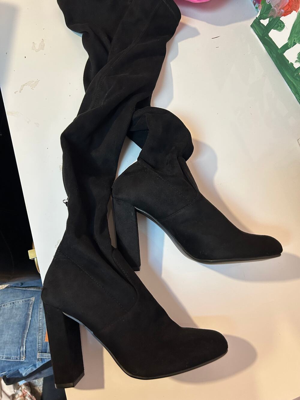 Steve Madden Thigh High Heeled Boots *Size 6*